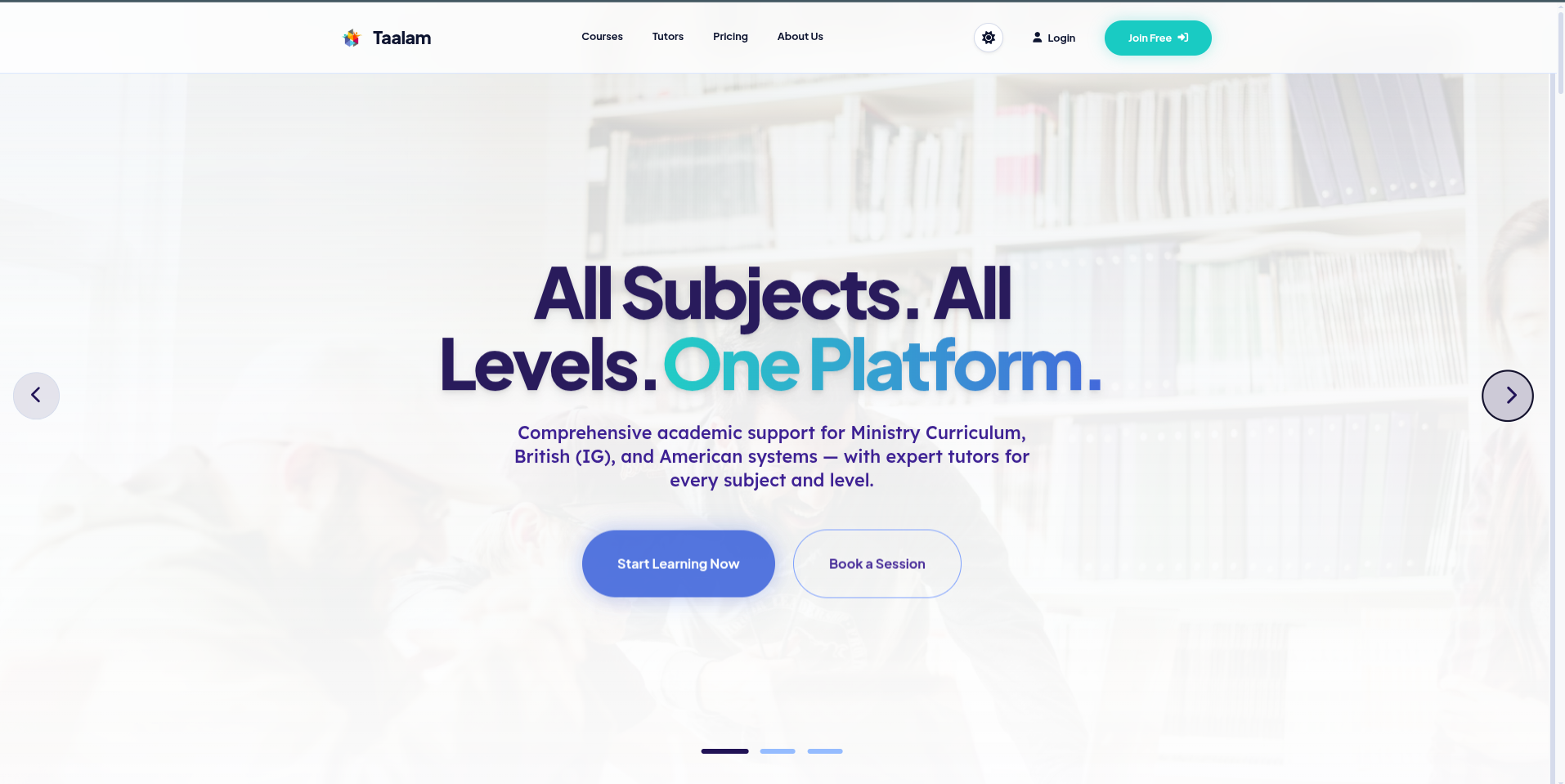 Custom Home Page In Moodle