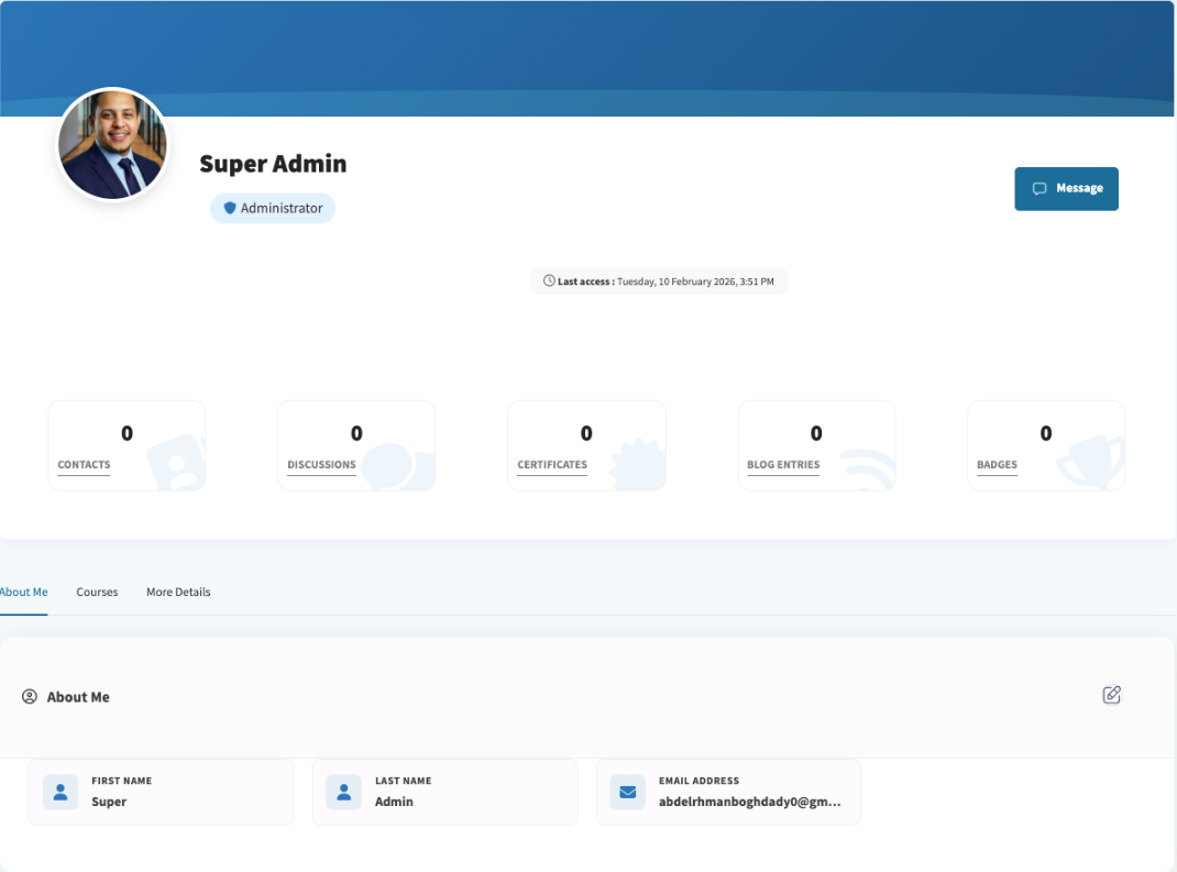 Custom User Profile